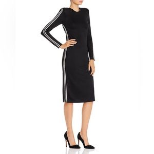 SOLD Alice + Olivia Black Shift Cocktail Dress With Crystals